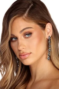 Windsor. Dazzle Me Rhinestone Duster Earrings