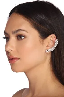 Windsor. Rhinestone Statement Ear Cuff