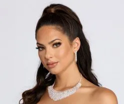 Windsor. Make A Statement Fringe Necklace Set -Formal Dresses Online Shop 07002 0156 1