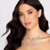 Windsor. Boho Glam Rhinestone Fringe Choker Necklace 1 Windsor. Boho Glam Rhinestone Fringe Choker Necklace -Formal Dresses Online Shop 07002 0231 1 1