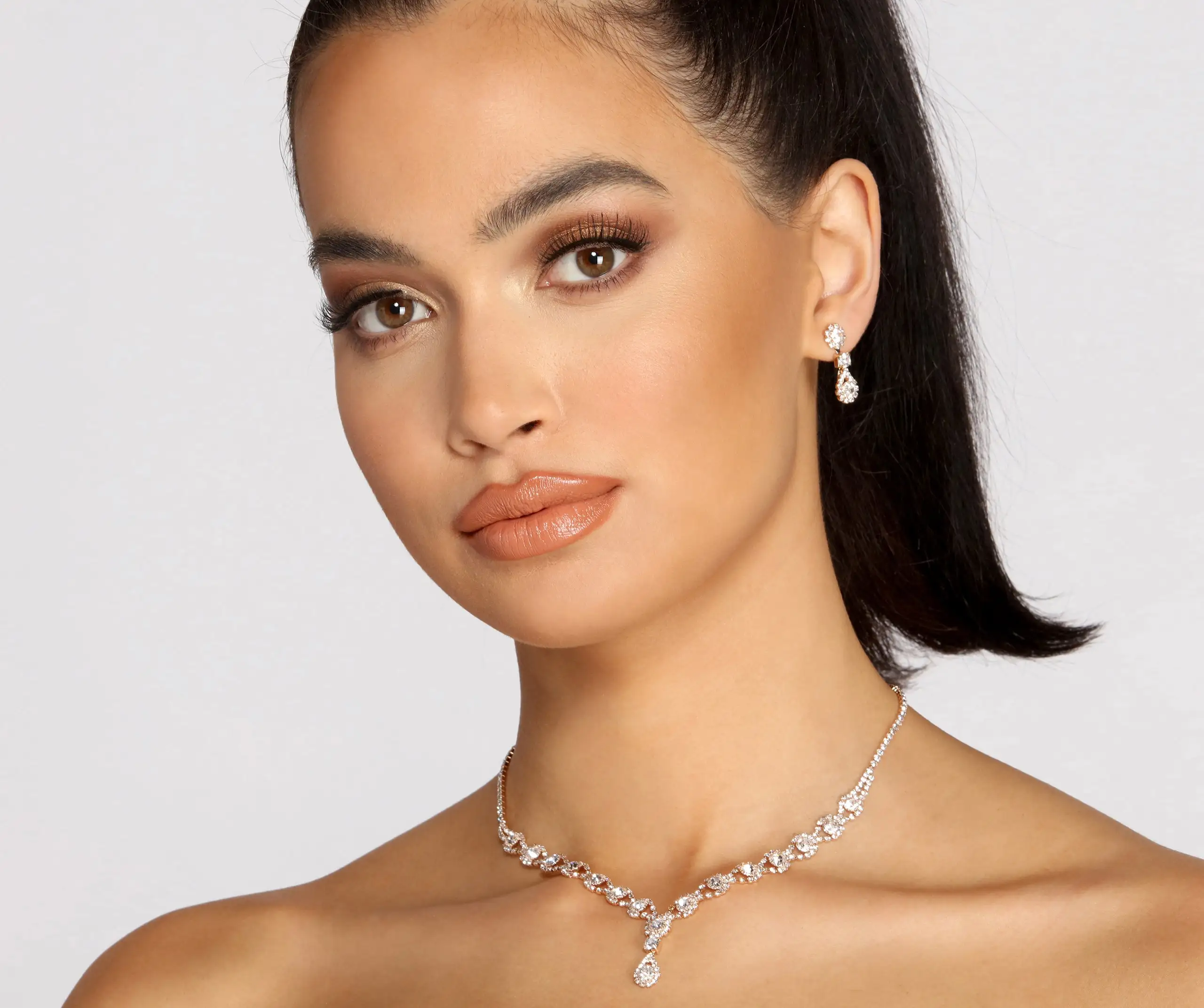 Windsor. Drops Of Sparkle Rhinestone Necklace Set 3 Windsor. Drops Of Sparkle Rhinestone Necklace Set