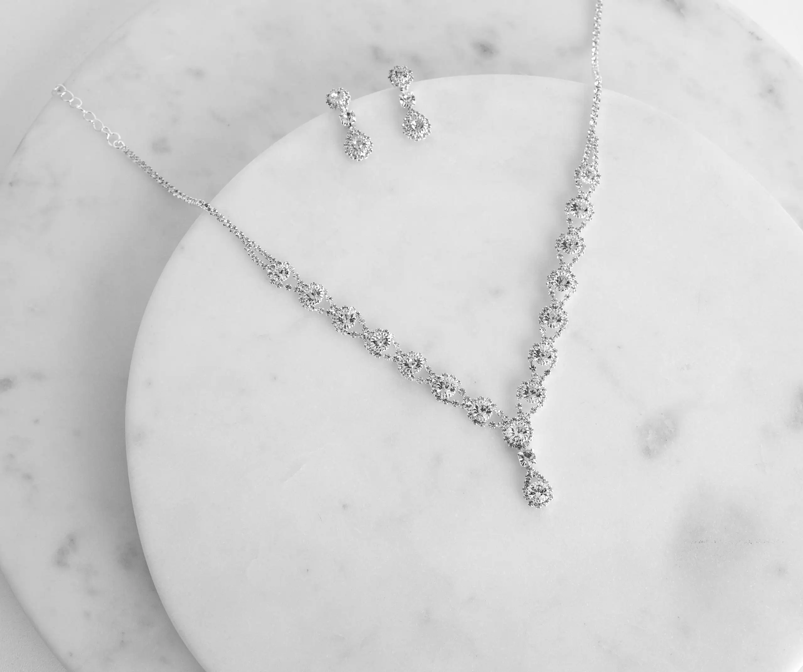 Windsor. Drops Of Sparkle Rhinestone Necklace Set 6 Windsor. Drops Of Sparkle Rhinestone Necklace Set - Image 4