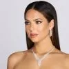 Windsor. Wrap Me In Rhinestones Necklace Set -Formal Dresses Online Shop 07002 0309 1