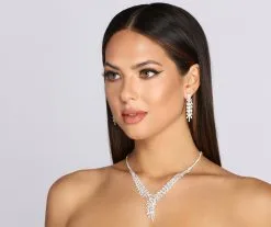Windsor. Wrap Me In Rhinestones Necklace Set