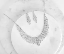 Windsor. So Much Shine Rhinestone Necklace Set -Formal Dresses Online Shop 07002 0310 6 0af85961 9803 4c49 a865 66a8a5f2663e
