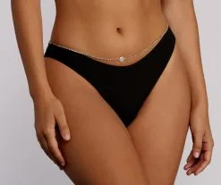 Windsor. Flower Power Cubic Zirconia Belly Chain