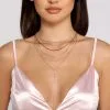 Windsor. Trendy Chic Layered Lariat Necklace 2 Windsor. Trendy Chic Layered Lariat Necklace -Formal Dresses Online Shop 07002 0632 1