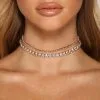 Windsor. Triple Threat Rhinestone Choker Set