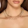 Windsor. Layered In Glam Rhinestone Necklace 2 Windsor. Layered In Glam Rhinestone Necklace -Formal Dresses Online Shop 07002 0794 1