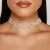 Windsor. Bring The Sparkle Trendy Choker Necklace -Formal Dresses Online Shop 07002 0909 1