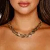 Windsor. Trendy Braided Snake Chain Collar 1 Windsor. Trendy Braided Snake Chain Collar -Formal Dresses Online Shop 07002 0956 1 49ee512f 5ea1 4cd7 a7a3 be7faf260261
