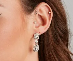 Windsor. Halo Rhinestone Necklace And Drop Earrings Set -Formal Dresses Online Shop 07002 1053 1 f534f89b 8d70 4742 afb8 6a4189d85bc3