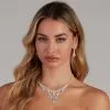 Windsor. Queen For A Night Teardrop Necklace Set -Formal Dresses Online Shop 07002 1056 1