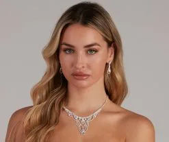 Windsor. Queen For A Night Teardrop Necklace Set