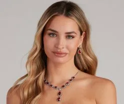 Windsor. Major Glam Halo Necklace And Earrings 10 Windsor. Major Glam Halo Necklace And Earrings -Formal Dresses Online Shop 07002 1080 1