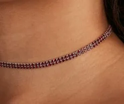 Windsor. Pretty In Ruby Rhinestone Choker Set 7 Windsor. Pretty In Ruby Rhinestone Choker Set -Formal Dresses Online Shop 07002 1103 3