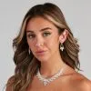 Windsor. Lady Of The Night CZ Necklace Set -Formal Dresses Online Shop 07002 1168 1