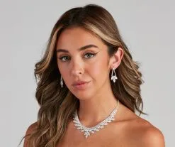 Windsor. Lady Of The Night CZ Necklace Set