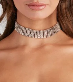 Windsor. Brilliant Sparkle Rhinestone Choker