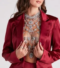 Windsor. Glam In My Eyes Halter Necklace -Formal Dresses Online Shop 07002 1356 6 1