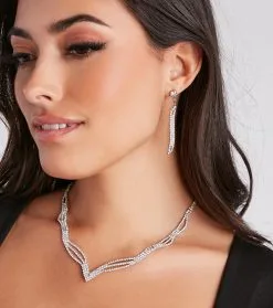 Windsor. Luxe Potion Necklace And Earrings Set -Formal Dresses Online Shop 07002 1415 2 3f8722ff 27ea 4205 a216 cd66d439aea7