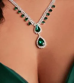 Windsor. Glamorous Affair Gemstone Necklace And Earrings Set 9 Windsor. Glamorous Affair Gemstone Necklace And Earrings Set -Formal Dresses Online Shop 07002 1446 3