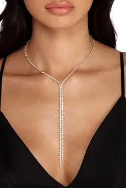 Windsor. Shine In Rhine Lariat Necklace