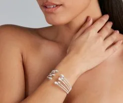 Windsor. Effortless Elegance Rhinestone Cuff