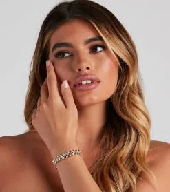 Windsor. Glam Be-Leaf CZ Bracelet