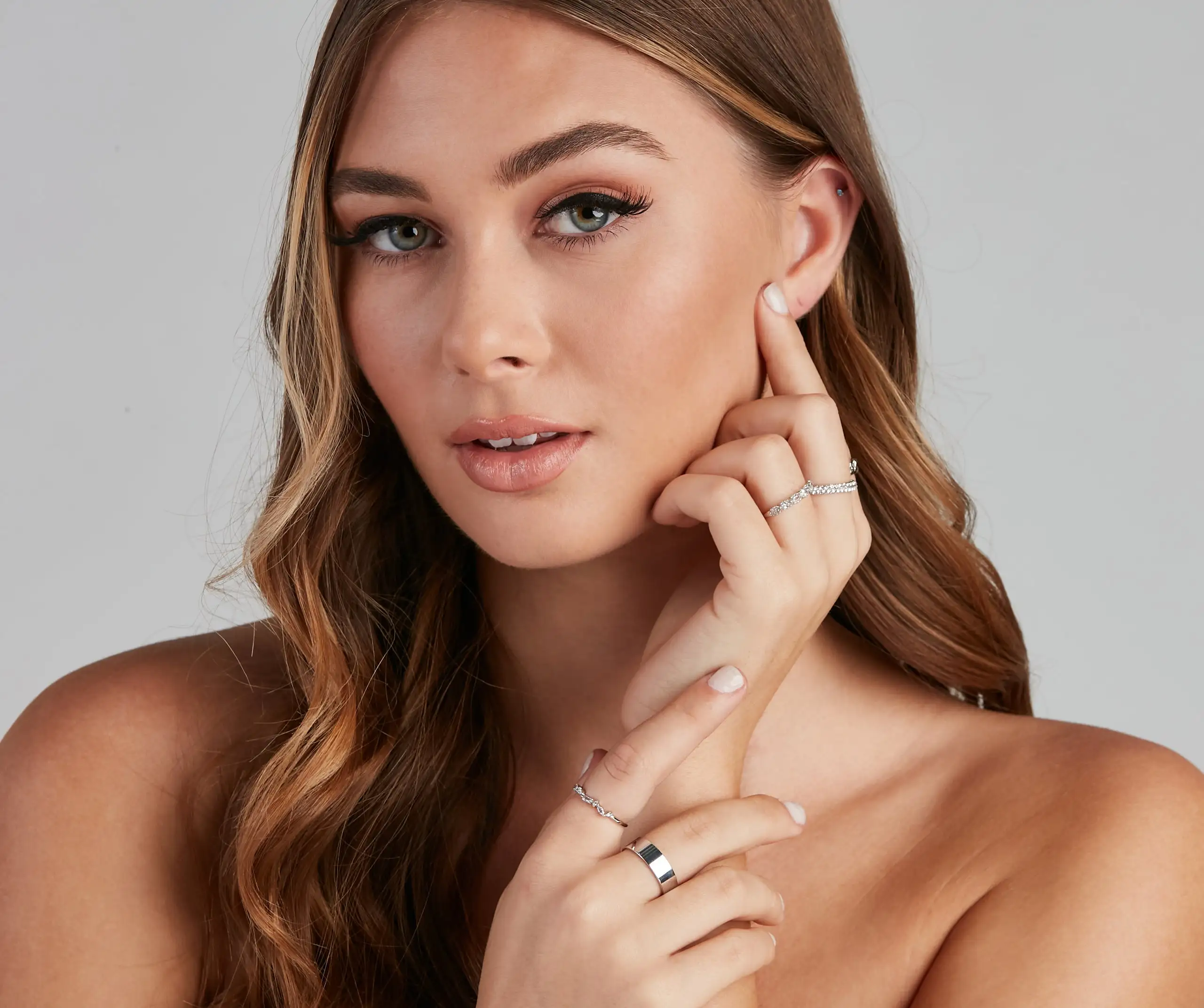 Windsor. Rhinestone Queen Ring Set 3 Windsor. Rhinestone Queen Ring Set