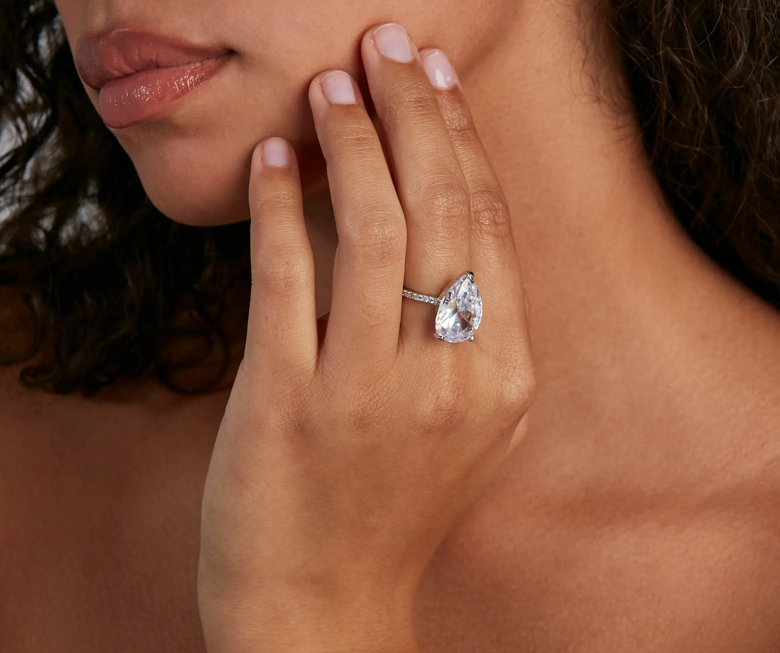 Windsor. Say I Do CZ Teardrop Ring 3 Windsor. Say I Do CZ Teardrop Ring