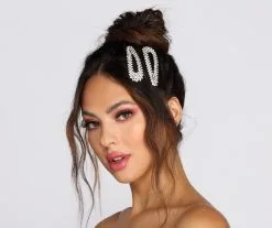 Windsor. Try Me Rhinestone Hair Clips