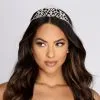 Windsor. Straight Royalty Rhinestone Tiara -Formal Dresses Online Shop 07006 0119 1