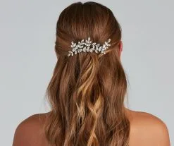 Windsor. Dreamy Rhinestone Leaf Hair Comb