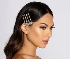 Windsor. Shine On Rhinestone Clips 4 Pack -Formal Dresses Online Shop 07006 0125 2 33a9215e 1f36 4a18 9bf0 c5ffd5ccba57