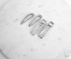 Windsor. Shine On Rhinestone Clips 4 Pack -Formal Dresses Online Shop 07006 0125 6