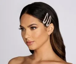 Windsor. Shine On Rhinestone Clips 4 Pack -Formal Dresses Online Shop 07006 0126 2 19f271f2 dc3d 4773 9968 140b24076a6e