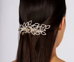 Windsor. A Night To Remember Rhinestone Leaf Haircomb