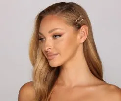 Windsor. Butterfly Rhinestone Bobby Pin Pack