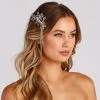 Windsor. Floral Beauty Rhinestone Hair Comb -Formal Dresses Online Shop 07006 0263 1
