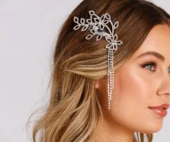 Windsor. Floral Beauty Rhinestone Hair Comb -Formal Dresses Online Shop 07006 0263 2