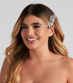 Windsor. Rhinestone Filigree Hair Comb