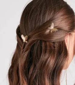 Windsor. Winged Spirit Butterfly Hair Pins -Formal Dresses Online Shop 07006 0370 2