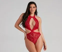 Windsor. Spice It Up Sheer Lace Teddy -Formal Dresses Online Shop 07103 0778 1