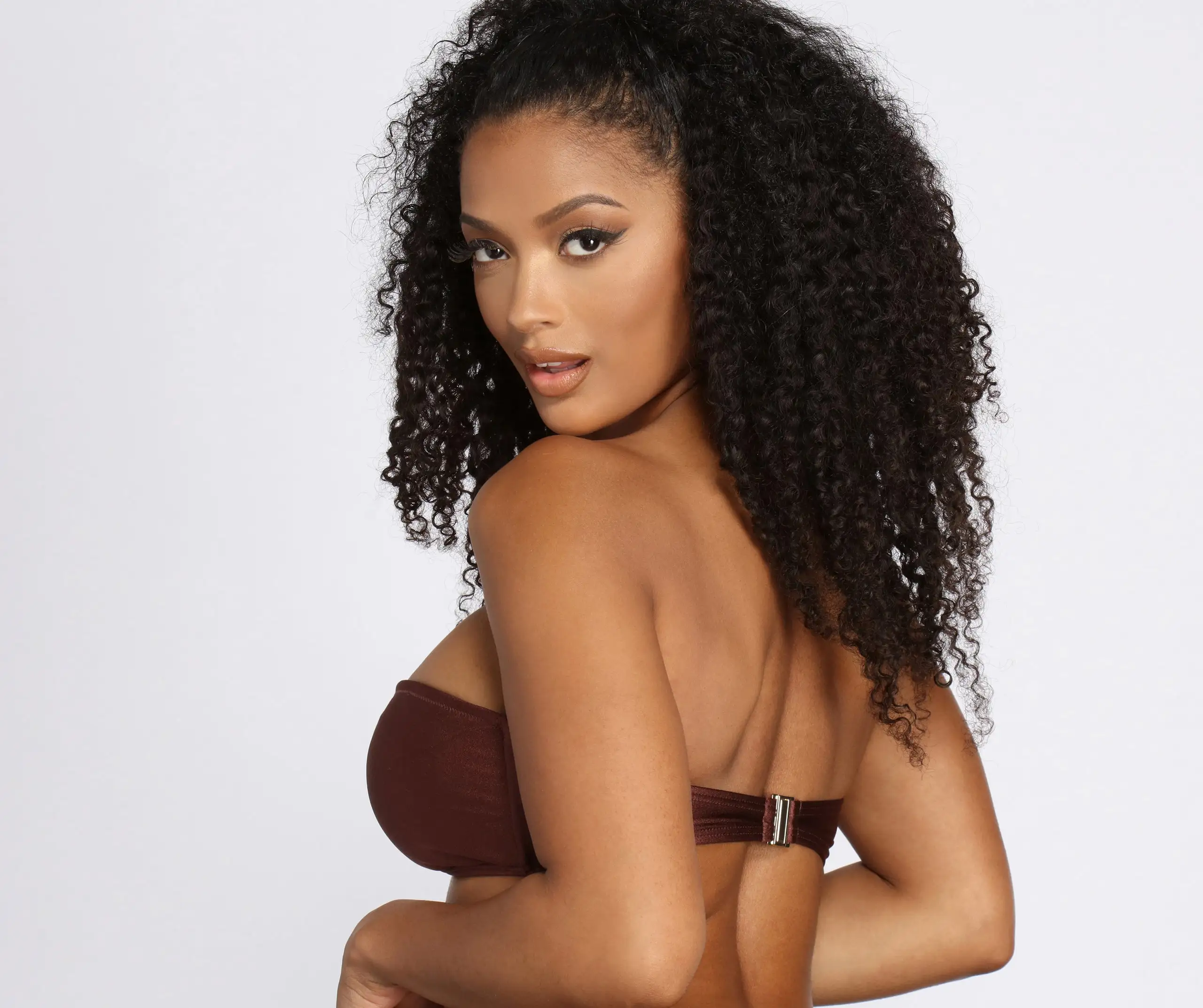 Windsor. O-Ring Detail Bandeau Swim Top 4 Windsor. O-Ring Detail Bandeau Swim Top - Image 2