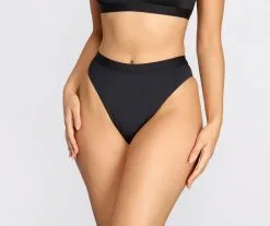 Windsor. Minimal High Waist Swim Bottoms