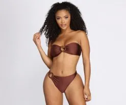 Windsor. O-Ring Detail High Waist Swim Bottoms -Formal Dresses Online Shop 07105 0454 3 6ae9d268 5c45 4e71 9250 8d5f2fe31722