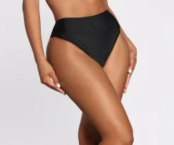 Windsor. Summer Lovin' High Waist Swim Bottoms