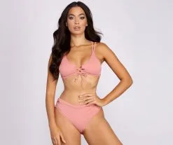 Windsor. Sunset Beauty High Waist Bikini Bottoms -Formal Dresses Online Shop 07105 0567 1