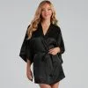 Windsor. Heart Of Lace Satin Robe -Formal Dresses Online Shop 07106 0071 1